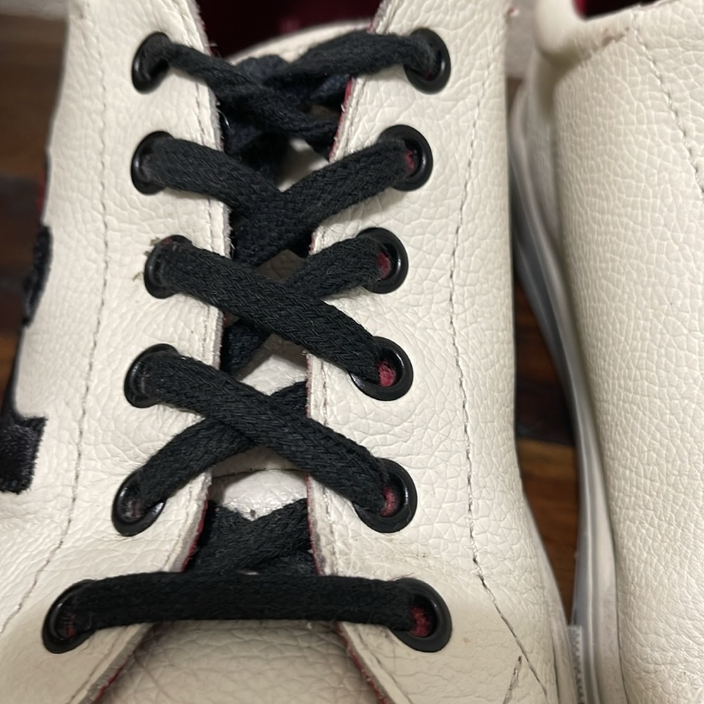 Brighton Love Me Beige Red Sneakers size 8.5 Valentines - Picture 10 of 17